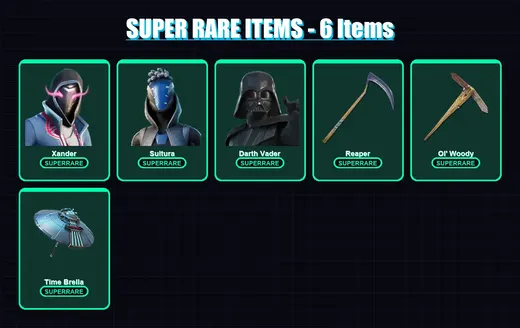 [PS4/PS5/XBOX/PC] | Xander | Sultura | Darth Vader | Predator | Vegeta | 311 skin | 342 pickaxe | 266 emote | 264 glider | Lv5569