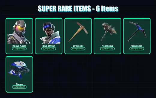 [PC/PSN] | Rogue Agent | Blue Striker | Drift | Valeria | Peter Griffin | 56 skin | 52 pickaxe | 34 emote | 34 glider | Lv468