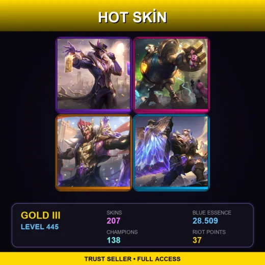 EUNE | Victorious Twisted Fate | Victorious Blitzcrank | Victorious Draven | Victorious Braum | 207 Skin | 138 Champ | Gold III | Lv445