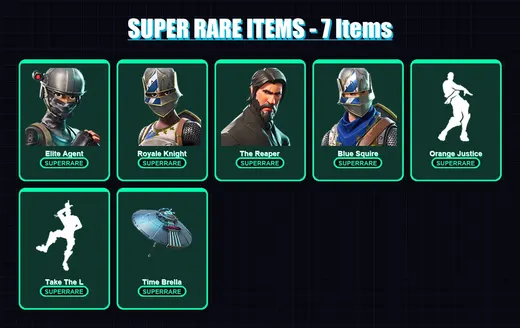 [PS4/PS5/XBOX/PC] | Elite Agent | Royale Knight | The Reaper | 52 skin | Lv1149