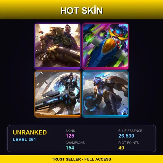 ME | Victorious Graves | Cosmic Paladins Nunu & Willump | Battle Academia Caitlyn | Cosmic Devourer Vladimir | 125 Skin | 154 Champ | Lv361