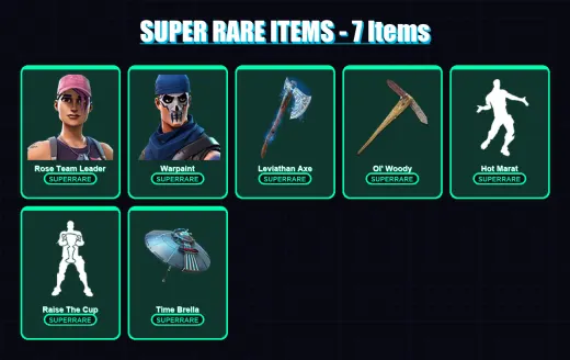 [PC/XBOX/PSN] | Rose Team Leader | Warpaint | Predator | Midas | Peter Griffin | 144 skin | 176 pickaxe | 161 emote | 156 glider | Lv2723