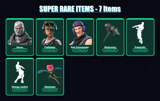 [PC/XBOX/PSN] | Havoc | Trailblazer | Sub Commander | Drift | Ragnarok | 44 skin | 23 pickaxe | 32 emote | 25 glider | Lv321