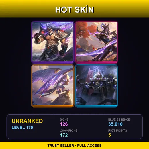 VN | Victorious Tryndamere | Victorious Master Yi | Victorious Anivia | Victorious Sejuani | 126 Skin | 172 Champ | Lv170 — Cafe Cuties Soraka