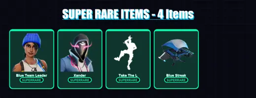 [PS4/PS5/XBOX/PC] | Blue Team Leader | Xander | Dark Voyager | Mission Specialist | Rust Lord | 6 skin | 6 pickaxe | 9 emote | 9 glider | Lv129
