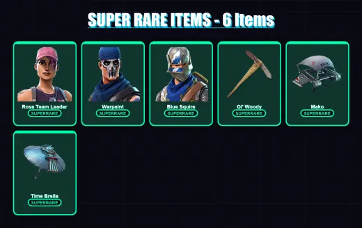 [PC/PSN] | Rose Team Leader | Warpaint | Blue Squire | The Imagined | Gear Specialist Maya | 99 skin | 109 pickaxe | 60 emote | 73 glider | Lv945