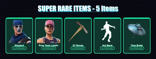 [PC/XBOX/PSN] | Warpaint | Rose Team Leader | Hybrid | Frozen Love Ranger | Frozen Red Knight | 52 skin | 72 pickaxe | 72 emote | 71 glider | Lv748