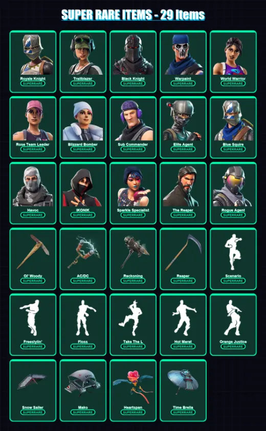 [PC/PSN] | Royale Knight | Trailblazer | Black Knight | Warpaint | World Warrior | 185 skin | 142 pickaxe | 136 emote | 115 glider | Lv1453