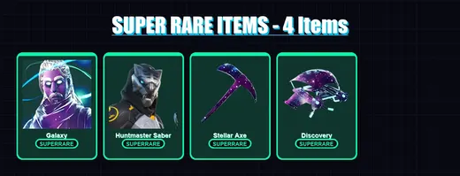 [PC/PSN] | Galaxy | Huntmaster Saber | Cluster | Damon | Carletta | 34 skin | 23 pickaxe | 15 emote | 9 glider | Lv96