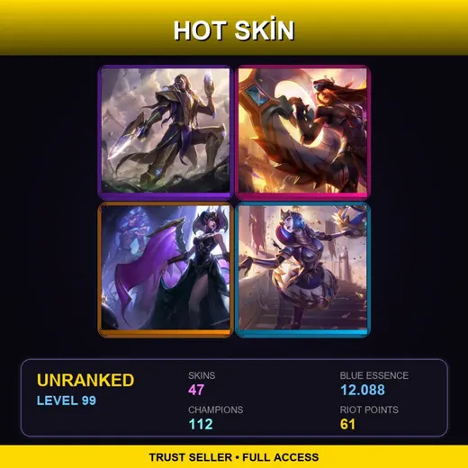 LAS | Victorious Lucian | Victorious Sivir | Victorious Morgana | Victorious Orianna | 47 Skin | 112 Champ | Lv99