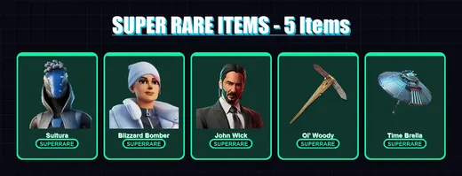[PS4/PS5/PC] | Sultura | Blizzard Bomber | John Wick | Hades | Peter Griffin | 150 skin | 231 pickaxe | 153 emote | 124 glider | Lv2318 — Game account