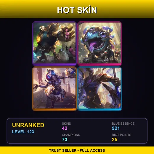 LAN | Victorious Blitzcrank | Victorious Kog'Maw | Victorious Orianna | Victorious Aatrox | 42 Skin | 73 Champ | Lv123 — Pool Party Rek Sai