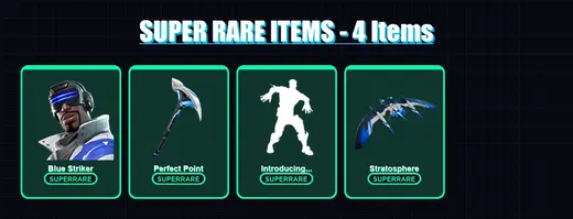 [PS4/PS5/XBOX/PC] | Blue Striker | Deadpool | Gear Specialist Maya | Midas | Yuki Yubari | 14 skin | 42 pickaxe | 25 emote | 27 glider | Lv390