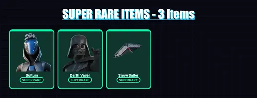 [PC/XBOX] | Sultura | Darth Vader | The Origin | Era | Paradigm (Reality-659) | 36 skin | 41 pickaxe | 29 emote | 44 glider | Lv661