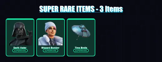 [PS4/PS5/XBOX/PC] | Darth Vader | Blizzard Bomber | Eternal Knight | Son Goku | Snap | 50 skin | 74 pickaxe | 69 emote | 74 glider | Lv1488