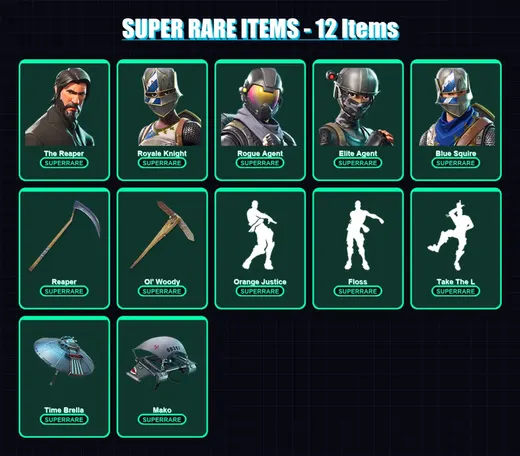 [PC/PSN] | The Reaper | Royale Knight | Rogue Agent | Elite Agent | Blue Squire | 101 skin | 122 pickaxe | 110 emote | 99 glider | Lv2443 — Game account