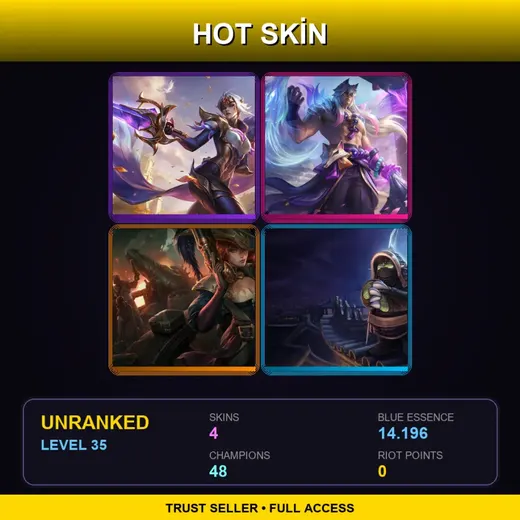 SG | Victorious Fiora | Spirit Blossom Sett | Captain Fortune | Ninja Rammus | 4 Skin | 48 Champ | Lv35