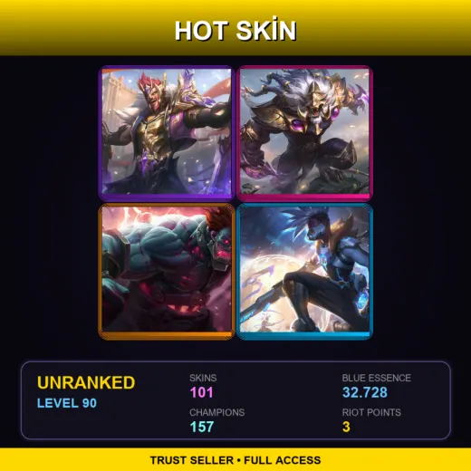 BR | Victorious Draven | Victorious Rengar | Hextech Sion | Pulsefire Ekko | 101 Skin | 157 Champ | Lv90