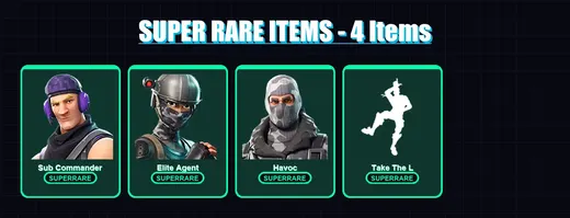 [PC/XBOX/PSN] | Sub Commander | Elite Agent | Havoc | Dark Voyager | Wukong | 10 skin | 7 pickaxe | 11 emote | 9 glider | Lv135