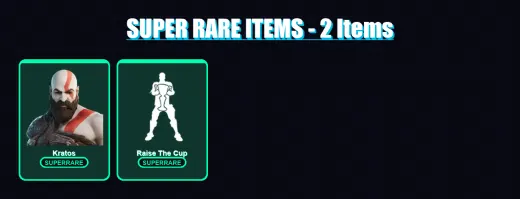 [PC/XBOX] | Kratos | Era | Hybrid | Eternal Knight | Peter Griffin | 134 skin | 171 pickaxe | 139 emote | 160 glider | Lv2347