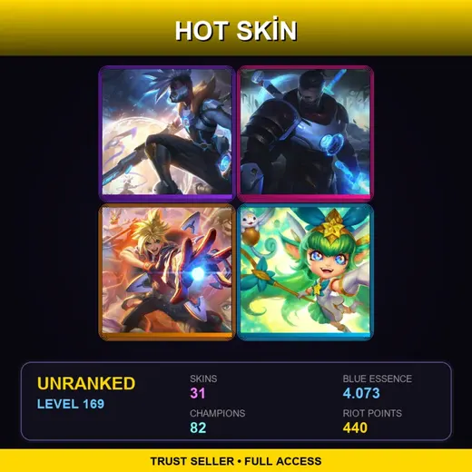 LAN | Battle Academia Ezreal | Pulsefire Ekko | Pulsefire Shen | Star Guardian Lulu | 31 Skin | 82 Champ | Lv169