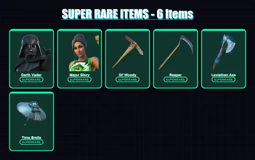 [PC/XBOX/PSN] | Darth Vader | Major Glory | Alli | Hades | Joey | 304 skin | 313 pickaxe | 232 emote | 197 glider | Lv4485