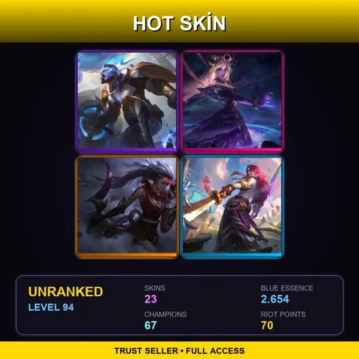 LAN | Pulsefire Pantheon | Dark Cosmic Lux | Blood Moon Diana | Battle Academia Yone | 23 Skin | 67 Champ | Lv94