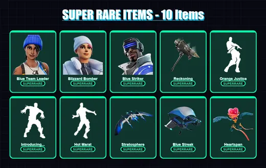 [PS4/PS5/XBOX/PC] | Blue Team Leader | Blizzard Bomber | Blue Striker | Lynx | Zenith | 37 skin | 27 pickaxe | 44 emote | 41 glider | Lv480