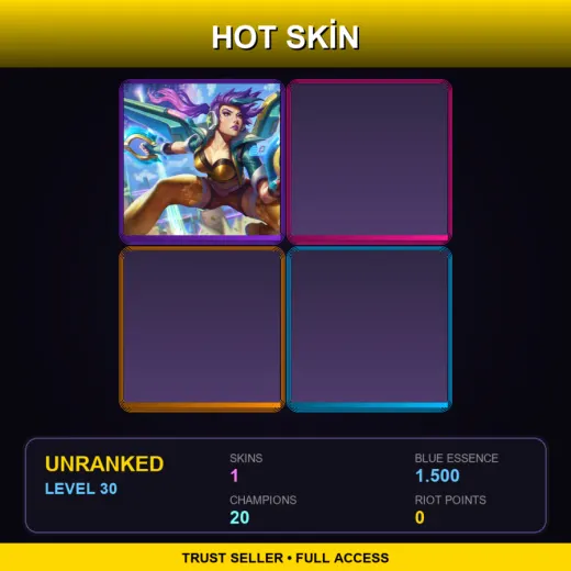 EUNE | Arcade Kai'Sa | 1 Skin | 20 Champ | Lv30