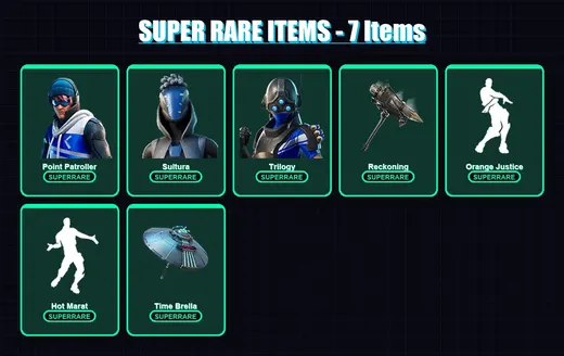 [PS4/PS5/XBOX/PC] | Point Patroller | Sultura | Trilogy | Enforcer | The Visitor | 95 skin | 144 pickaxe | 124 emote | 130 glider | Lv2223 — Game account