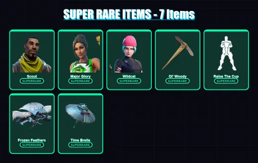 [PC] | Scout | Major Glory | Wildcat | Menace | Mandalorian | 201 skin | 250 pickaxe | 193 emote | 183 glider | Lv3792 — Game account