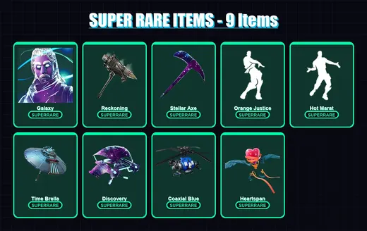 [PS4/PS5/XBOX/PC] | Galaxy | Lynx | Calamity | Zenith | Hybrid | 104 skin | 107 pickaxe | 97 emote | 96 glider | Lv1084