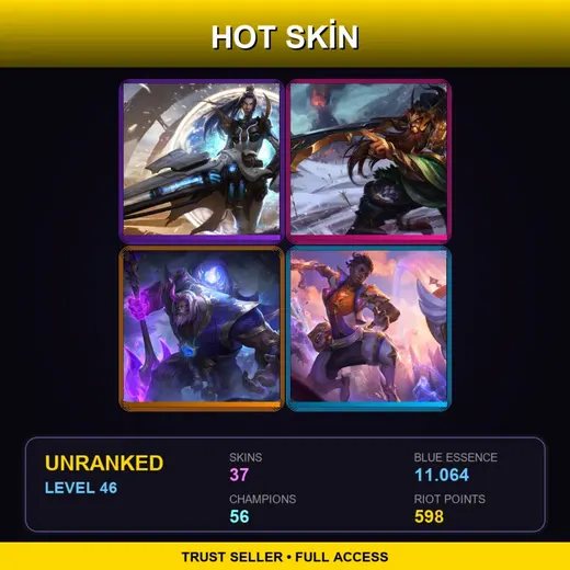 EUW | Spirit Blossom Yorick | Star Guardian Ekko | Star Guardian Janna | Pulsefire Caitlyn | 37 Skin | 56 Champ | Lv46 — Star Guardian Ekko