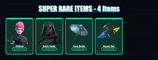 [SWITCH/XBOX/PC] | Wildcat | Darth Vader | Menace | Malik | Raz | 153 skin | 184 pickaxe | 126 emote | 147 glider | Lv2262