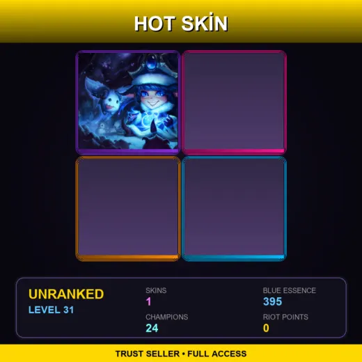 TR | Winter Wonder Lulu | 1 Skin | 24 Champ | Lv31