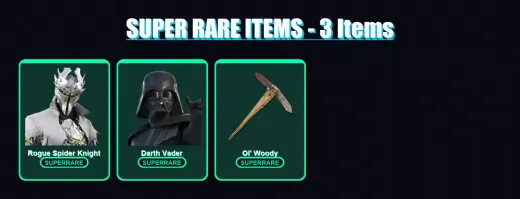 [PC/XBOX/PSN] | Rogue Spider Knight | Darth Vader | Paradigm (Reality-659) | 166 skin | Lv2282