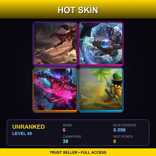EUNE | High Noon Yasuo | Winterblessed Sylas | Dark Crystal Ryze | Leprechaun Veigar | 6 Skin | 39 Champ | Lv60 — Dark Crystal Ryze