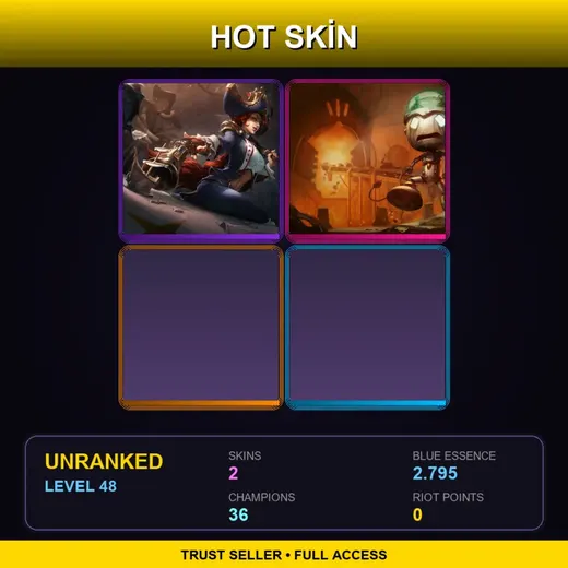 OCE | Waterloo Miss Fortune | Sad Robot Amumu | 2 Skin | 36 Champ | Lv48 — Sad Robot Amumu