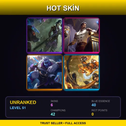 EUW | Arcane Enforcer Caitlyn | Arcane Inventor Jayce | Frozen Prince Mundo | Radiant Wukong | 6 Skin | 42 Champ | Lv51