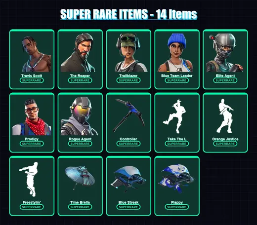 [PS4/PS5/XBOX/PC] | Travis Scott | The Reaper | Trailblazer | 124 skin | Lv2294