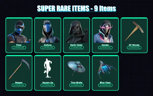 [PS4/PS5/XBOX/PC] | Fixer | Sultura | Darth Vader | Xander | Torin | 71 skin | 172 pickaxe | 79 emote | 119 glider | Lv3088