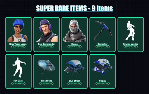 [PC/XBOX] | Blue Team Leader | Sub Commander | Havoc | The Scientist | Luxe | 44 skin | 102 pickaxe | 88 emote | 104 glider | Lv2431