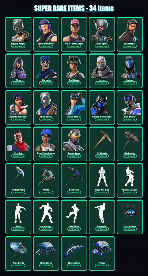 [PS4/PS5/XBOX/PC] | Royale Knight | Sub Commander | Rose Team Leader | 131 skin | Lv1951