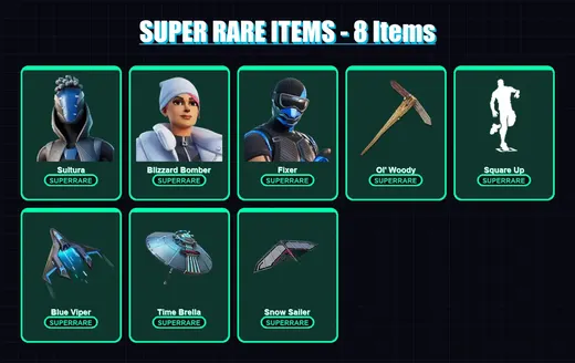 [PS4/PS5/XBOX/PC] | Sultura | Blizzard Bomber | Fixer | Undercover Skye | Daigo | 72 skin | 159 pickaxe | 125 emote | 119 glider | Lv2172