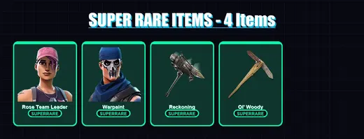 [PS4/PS5/XBOX/PC] | Rose Team Leader | Warpaint | Drift | Calamity | Spider Knight | 15 skin | 12 pickaxe | 15 emote | 17 glider | Lv113 — Game account