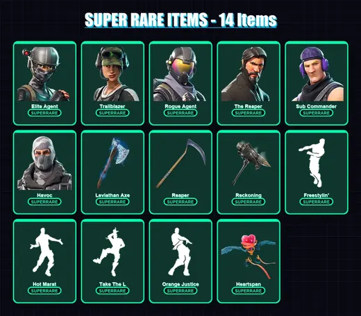 [PC/XBOX/PSN] | Elite Agent | Trailblazer | Rogue Agent | The Reaper | Sub Commander | 102 skin | 83 pickaxe | 97 emote | 77 glider | Lv1368 — Game account