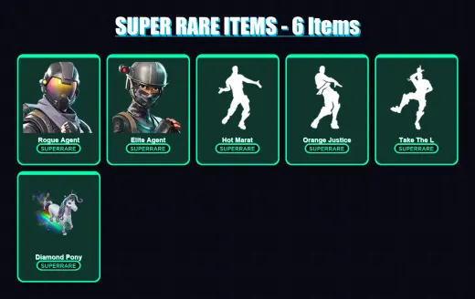 [PC/XBOX] | Rogue Agent | Elite Agent | Valor | Son Goku | Enforcer | 27 skin | 20 pickaxe | 32 emote | 25 glider | Lv396