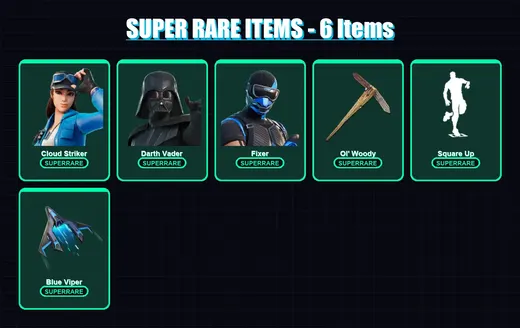 [PS4/PS5/XBOX/PC] | Cloud Striker | Darth Vader | Fixer | Paradigm (Reality-659) | Alli | 96 skin | 141 pickaxe | 117 emote | 123 glider | Lv1904