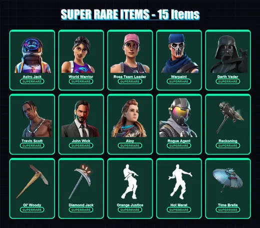 [PC/XBOX] | Astro Jack | World Warrior | Rose Team Leader | Warpaint | Darth Vader | 269 skin | 284 pickaxe | 267 emote | 187 glider | Lv2458