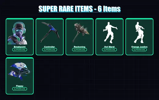[PS4/PS5/XBOX/PC] | Breakpoint | Vendetta | Catalyst | Calamity | Dire | 69 skin | 64 pickaxe | 64 emote | 67 glider | Lv1029